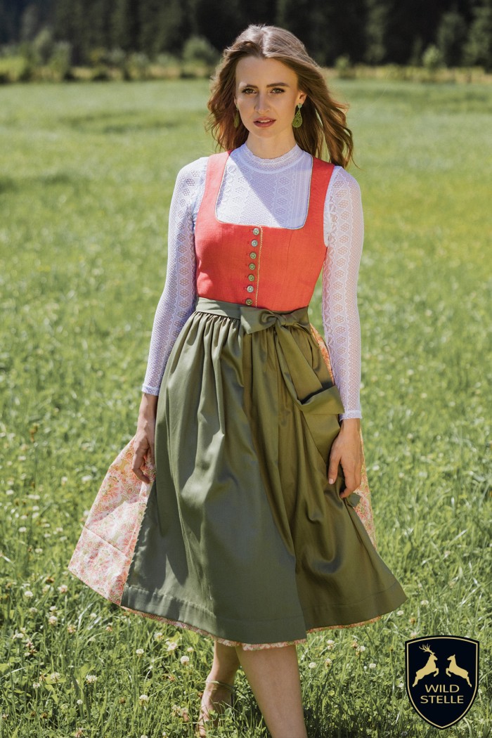 Dirndl Editha Coralle -...