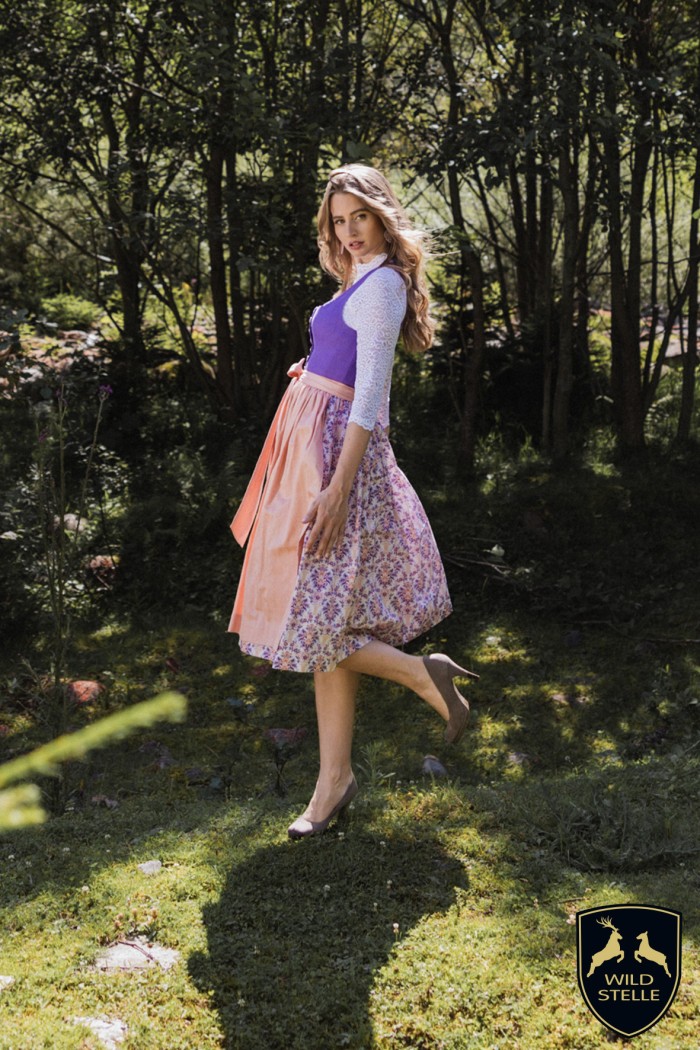 Dirndl Editha Lila -...
